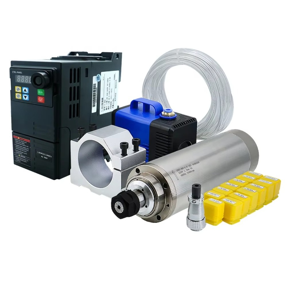 Cnc Spindle Motor - 220V ER20 2.2kw 80mm Water Cooling