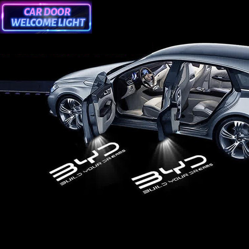 2PC For BYD Wireless Led Car D - Industrial Laser Projection ulasan dan harga