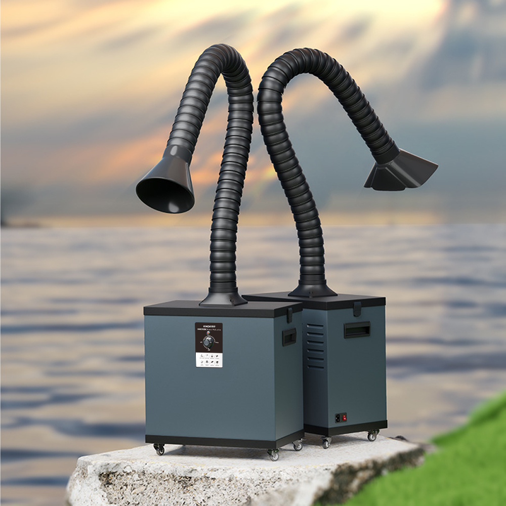 KNOKOO FES200K High Power Sold - Fume Extractor Laser ulasan dan harga