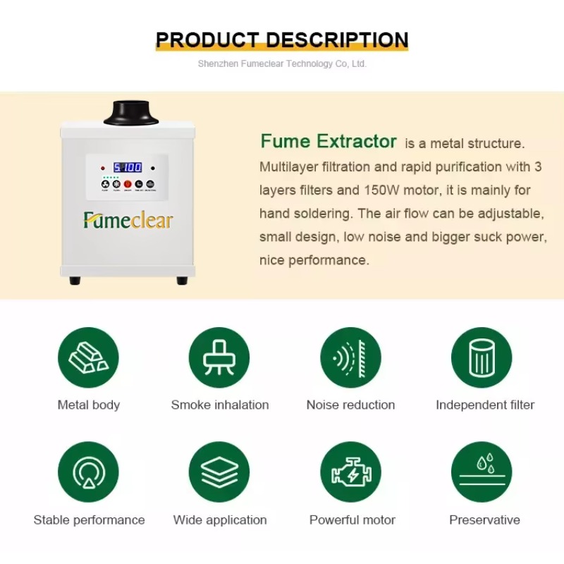 Fumeclear FC-150 Laser Welding - Fume Extractor Laser ulasan dan harga