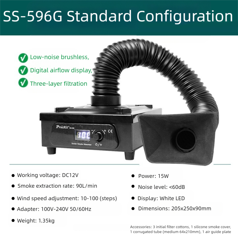 Desktop Smoke Fume Extractor f - Fume Extractor Laser ulasan dan harga