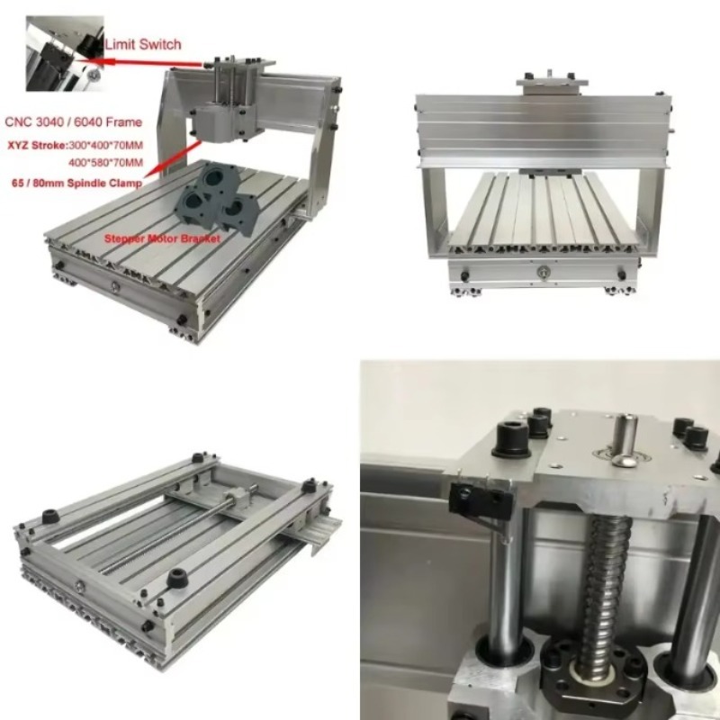 Aluminum CNC 3040 6040 Frame K - Cnc Milling Machine ulasan dan harga