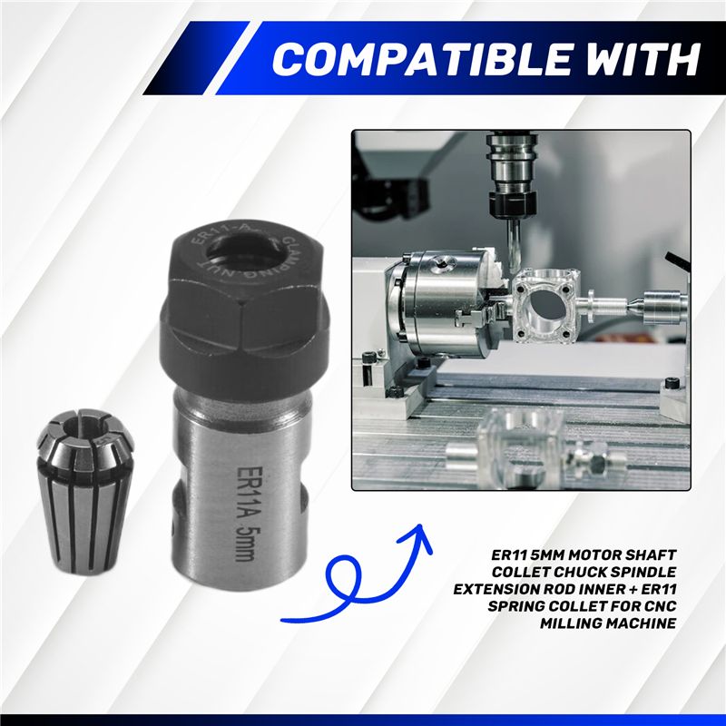Top Sale Er11 5Mm Motor Shaft  - Cnc Spindle Motor ulasan dan harga