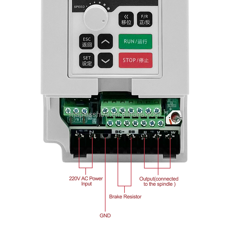 1.5kw 110v/220v/380vac Inverte - Cnc Spindle Motor ulasan dan harga